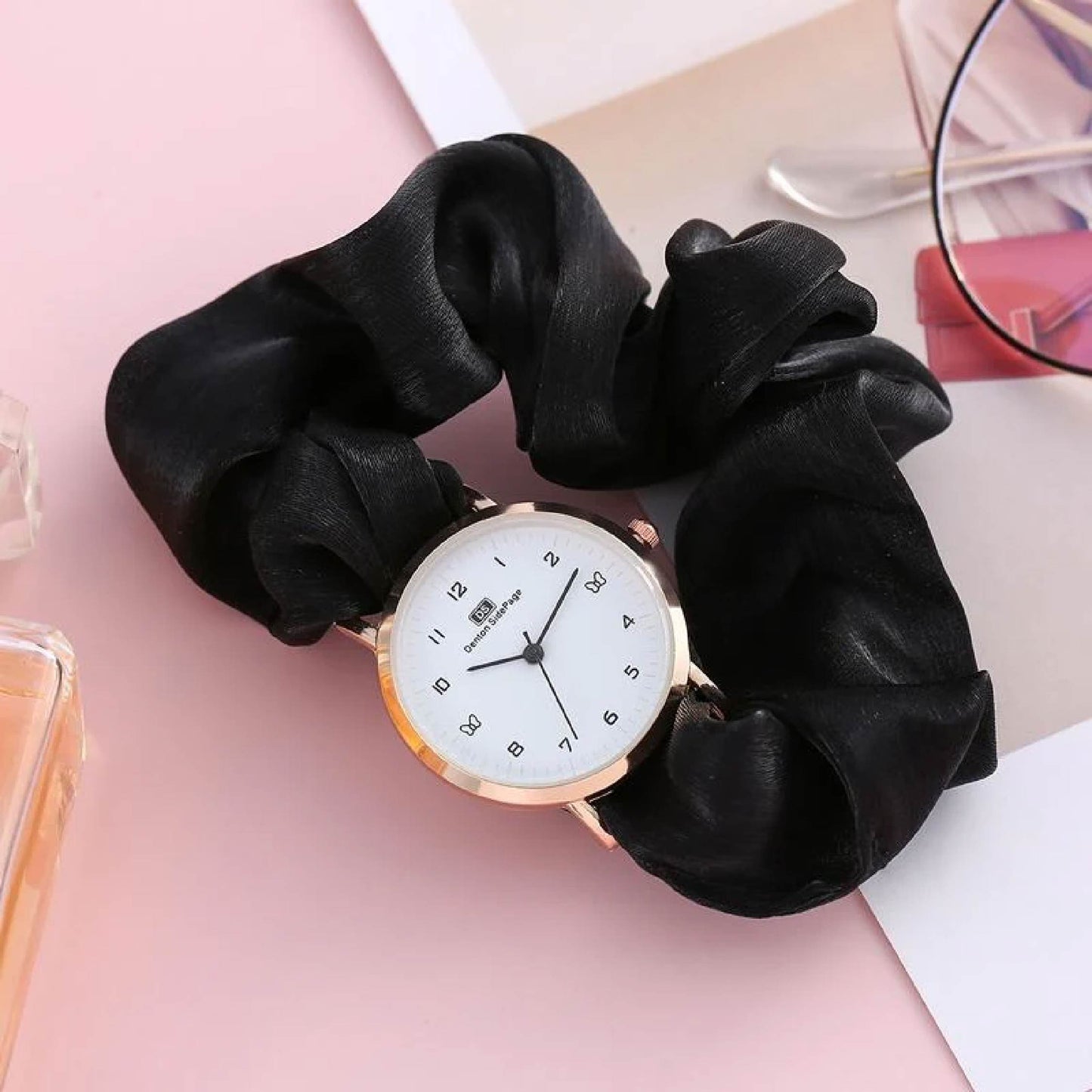 Alloy Ribbon Streamer Korean Watch for Girls