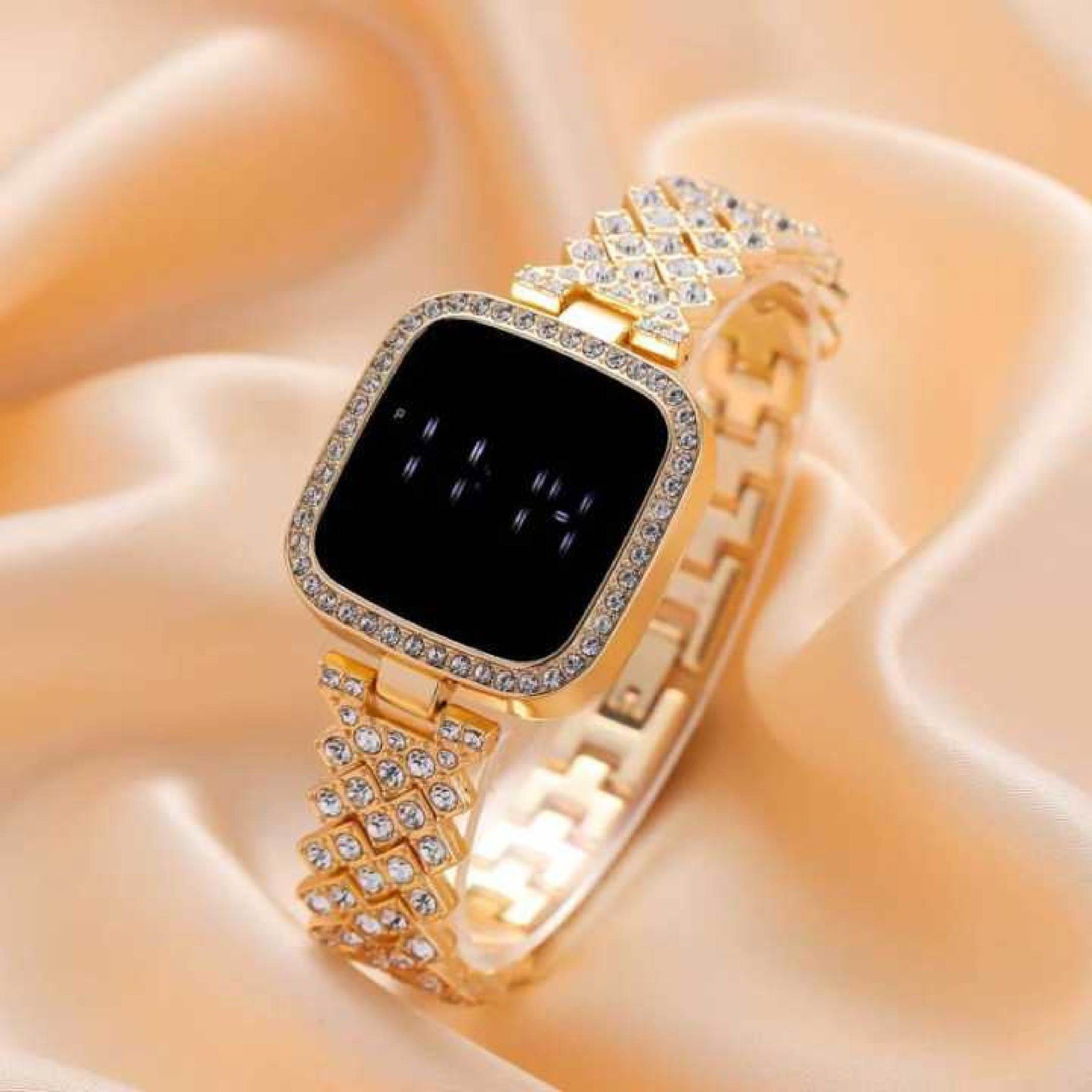Full Diamond Touch Screen LED Watch For Girl